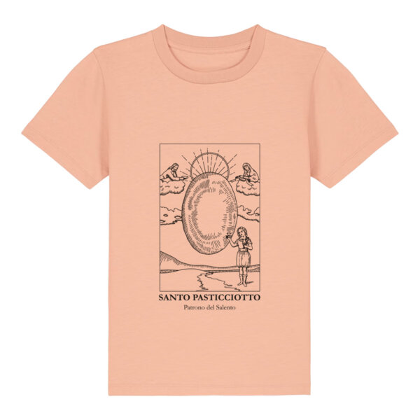 T-shirt Pesca Bambino Santo Pasticciotto Disegno Fronte