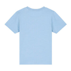 T-shirt Azzurra Neonato Santo Pasticciotto Disegno Fronte - immagine 3