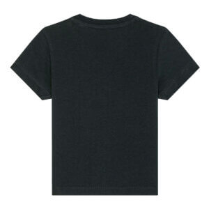 T-shirt Nera Neonato Santo Pasticciotto Santino Fronte - immagine 3